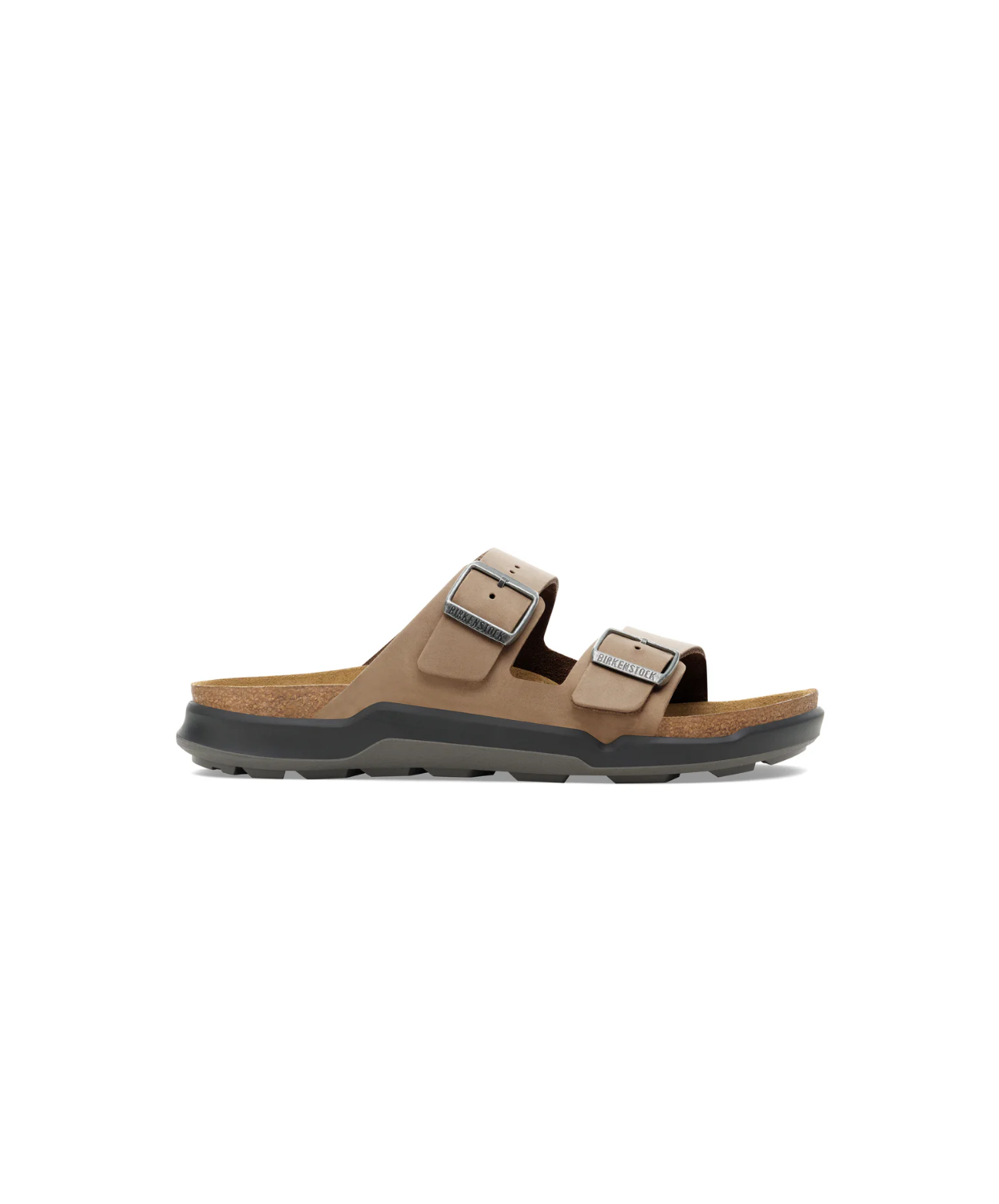 Birkenstock Arizona Cross Town Oiled Leather Tobacco Brown Mens Sandals
