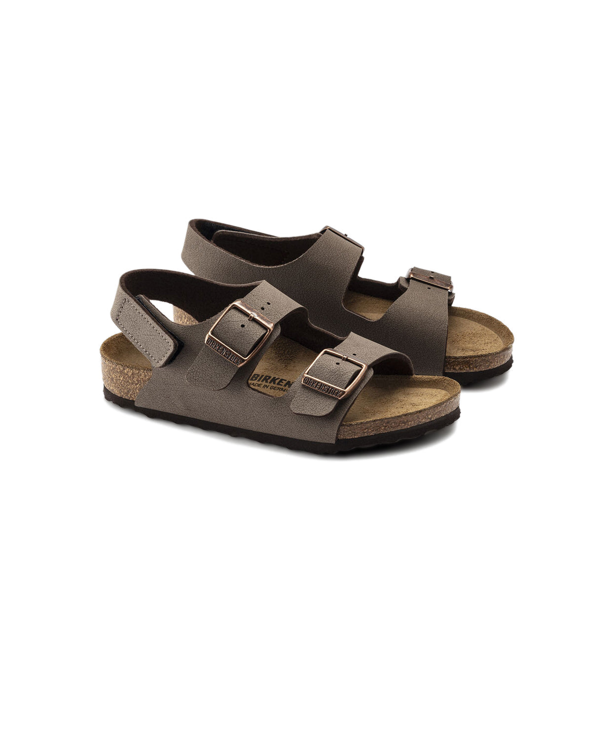 Birkenstock Kids Milano BirkiBuc Mocca Sandals