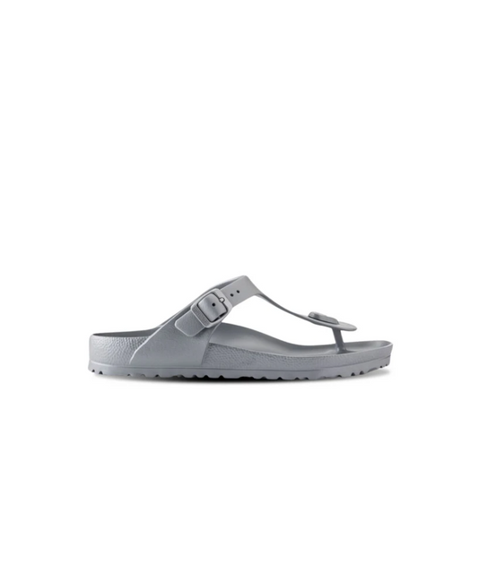 Birkenstock Kids Gizeh EVA Metallic Silver Sandals