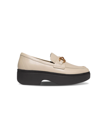 Fitflop F-Luma Chunky Snaffle Leather Demi Wedge Loafers