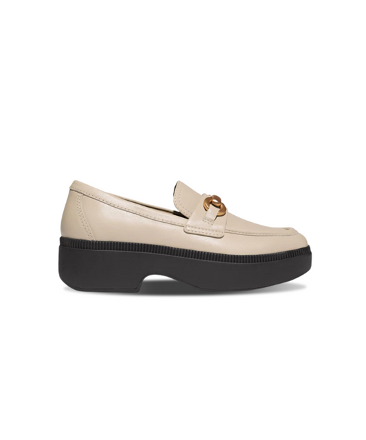 Fitflop F-Luma Chunky Snaffle Leather Demi Wedge Loafers